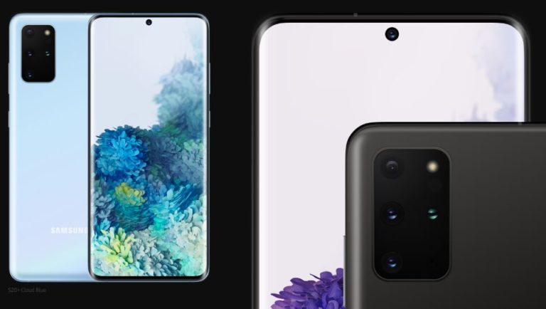 Samsung Galaxy S20+ Figma Mockup