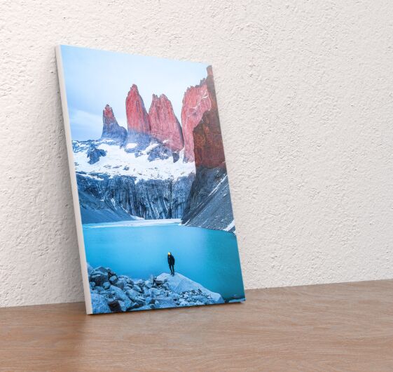 Poster Standing Against The Wall Mockup