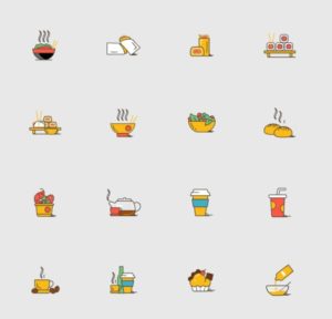 35 Asian Food SVG Icons