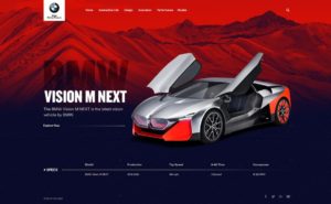 New Car Landing Page PSD Template