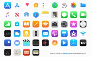 49 iOS App Icons For Sketch