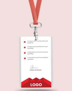 Simple ID Card Design PSD