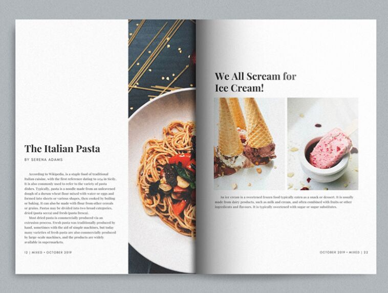 Clean Magazine Mockup For Photoshop