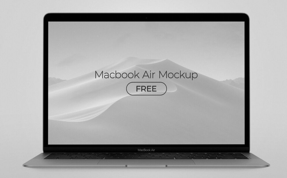 Download Free MacBook Air 2020 PSD Mockup - Free PSD Mockups