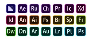 Adobe CC 2020 Icon Set (Vector)