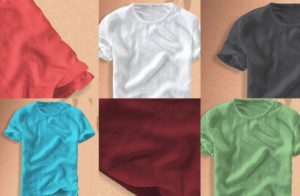 Cotton T-shirt PSD Mockup