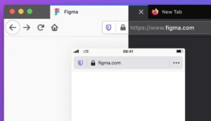 Firefox Browser UI For Figma