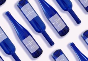 Minimal Wine Bottle Mockup PSD
