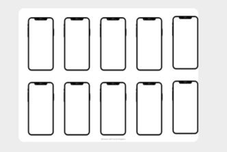 Download Free Minimal iPhone X Template For Adobe XD - Free Mockups