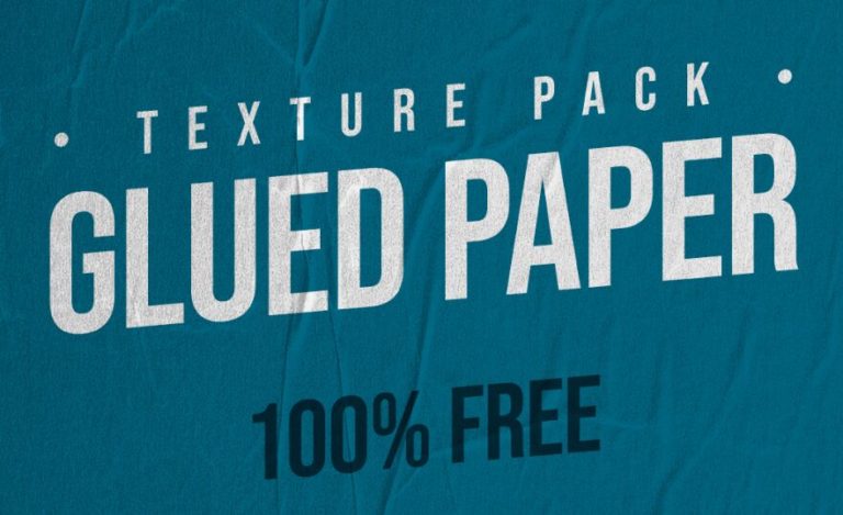 9 Glued Paper Textures
