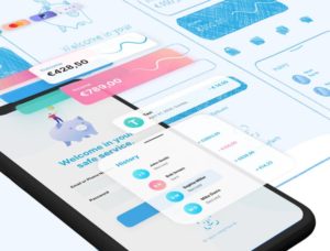 Minimal Financial UI Kit Adobe XD