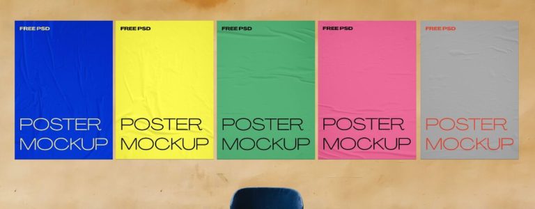 Wall Paper Poster Mockup