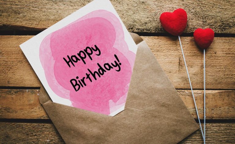 Birthday Greeting Card Template PSD