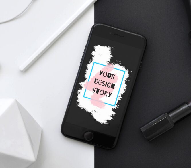 Apple iPhone SE 2020 PSD Mockup