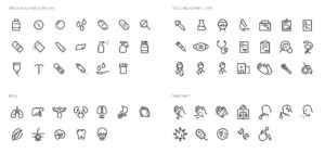 65 Medical & Pharma Vector Icons