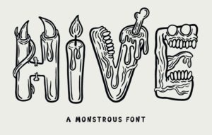 Hive Monsterous Font