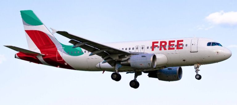 Realistic Airplane PSD Mockup