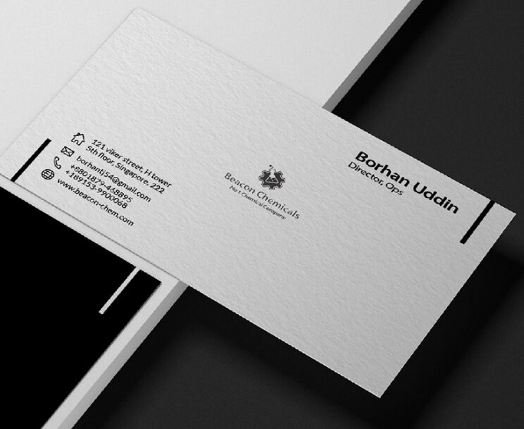 Elegant Business Card PSD Vector Template
