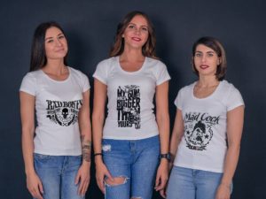 Nice Looking Women's T-Shirt Mockup