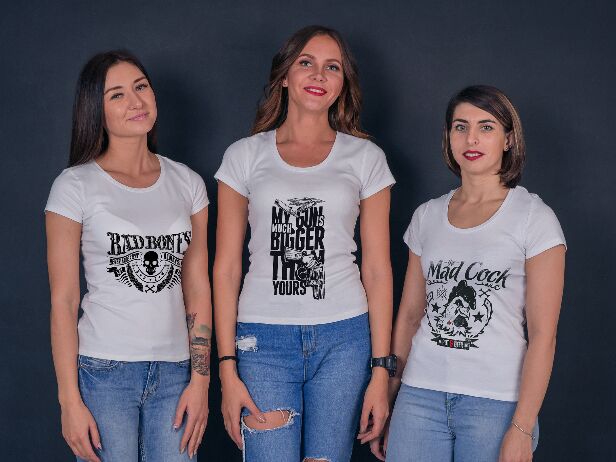 Nice Looking Women's T-Shirt Mockup