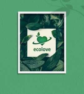 Natural Wall Poster Mockup PSD