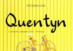 Quentyn Modern Handwritten Font