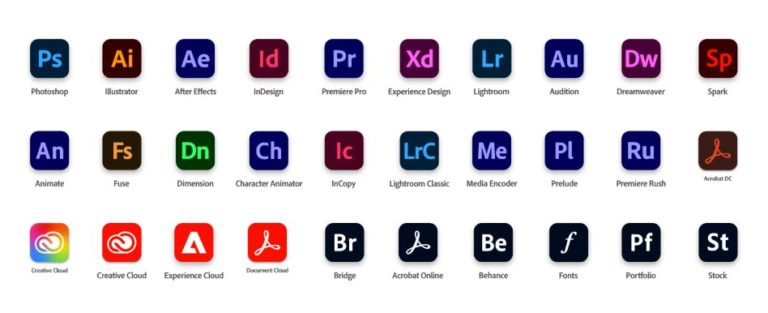 Adobe Products 2020 Icons Pack