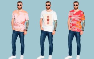 T-shirt Mockup With Real Male Model