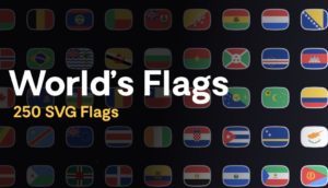 250 Country Flags Of The World (Figma)