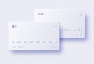 Neumorphic Style Bank Card Template (Figma)