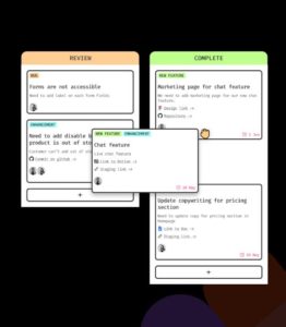 Minimal Kanban Board UI For Figma
