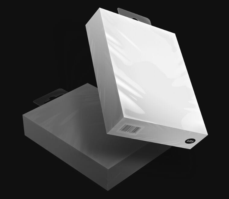 4K Packaging PSD Mockup