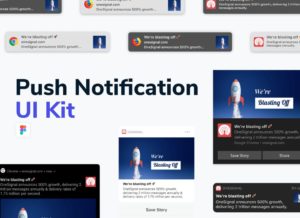 Push Notification UI Kit Figma