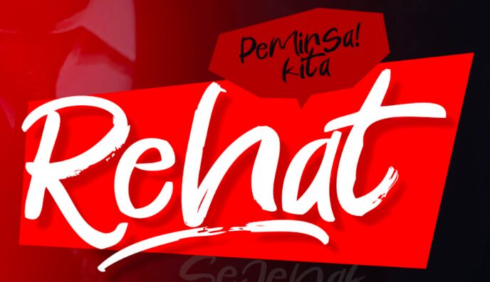 Rehat Brush Font