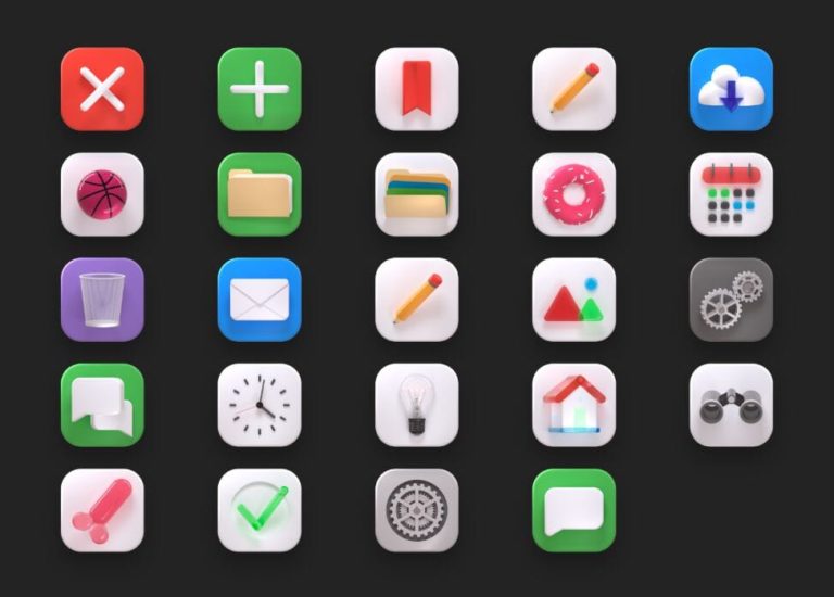 24 Big Sur App Icons Figma