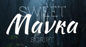 Sweet Mavka Script Font