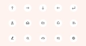15 Minimal Stroke Icons (EPS & XD)