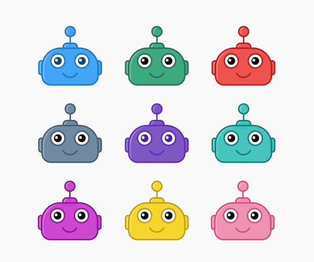 Adorable Bot Avatar Figma