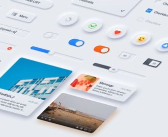 Download Free Neumorphic Shadow UI Kit Figma - Free Figma