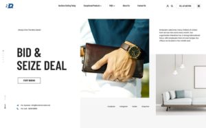 eCommerce Store Web Template For Adobe XD