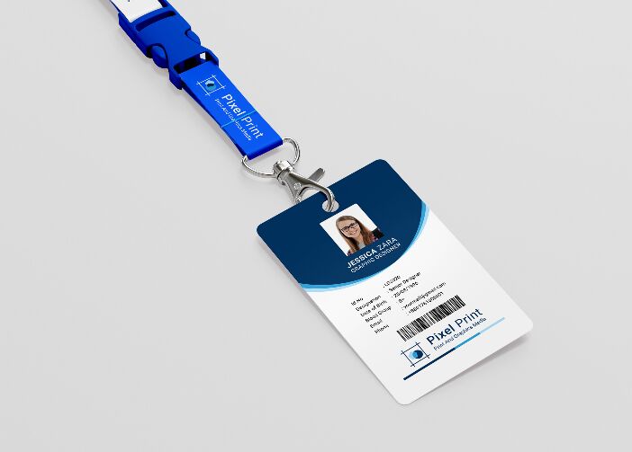 Clean & Professional ID Card PSD Template