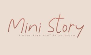 Mini Story Font