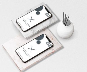 Stylish iPhone Mockup For Photoshop