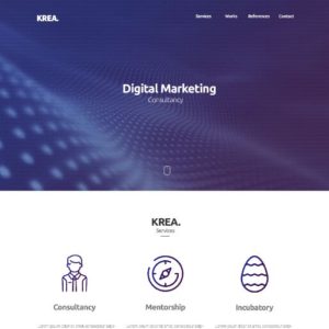 KREAN Business One Page Template