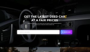 Car Auction Web UI Template For Adobe XD
