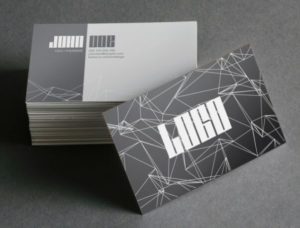 Geometric Business Card Vector Template