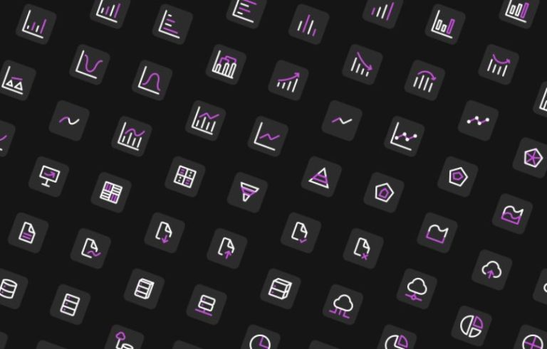 100 Elegant Business Chart Icons (FIG, PNG, SVG)
