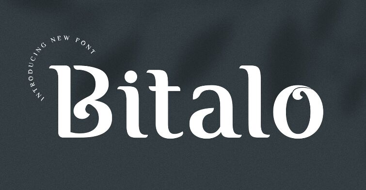 Bitalo Fancy Font