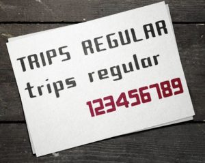 Trips Modular Font