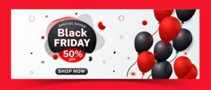 Black Friday Facebook Cover Mockup PSD